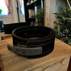 Suede Leather Belt for Weightlifting (Powerlifting, Bodybuilding, Oly Lifting)